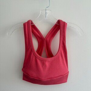 Zara Pink Crop Top / Sports Bra Size Small